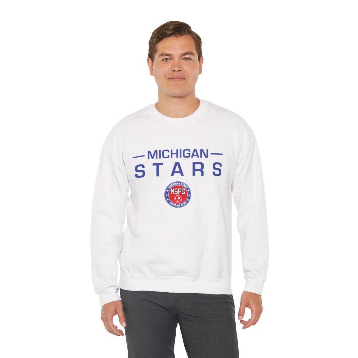 MI Stars "Stacked" Crewneck