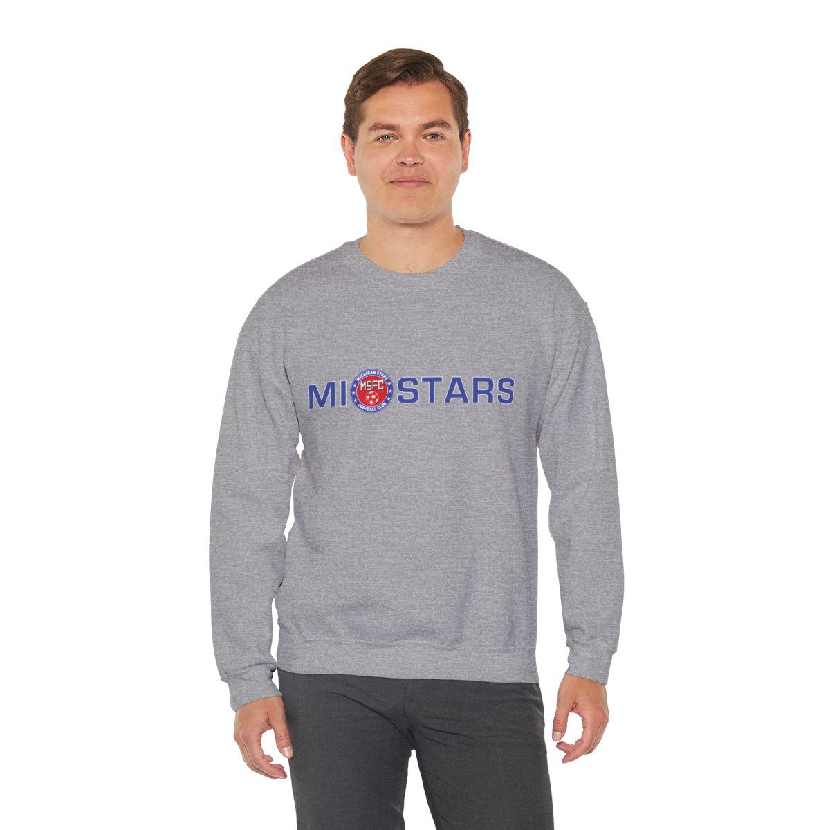 MI Stars "Text" Crewneck