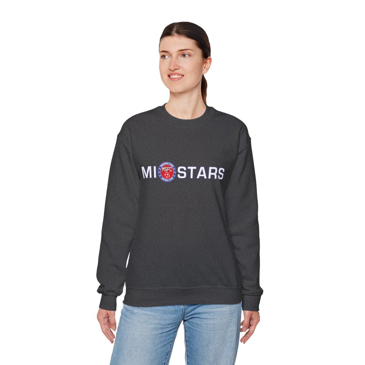 MI Stars "Text" Crewneck