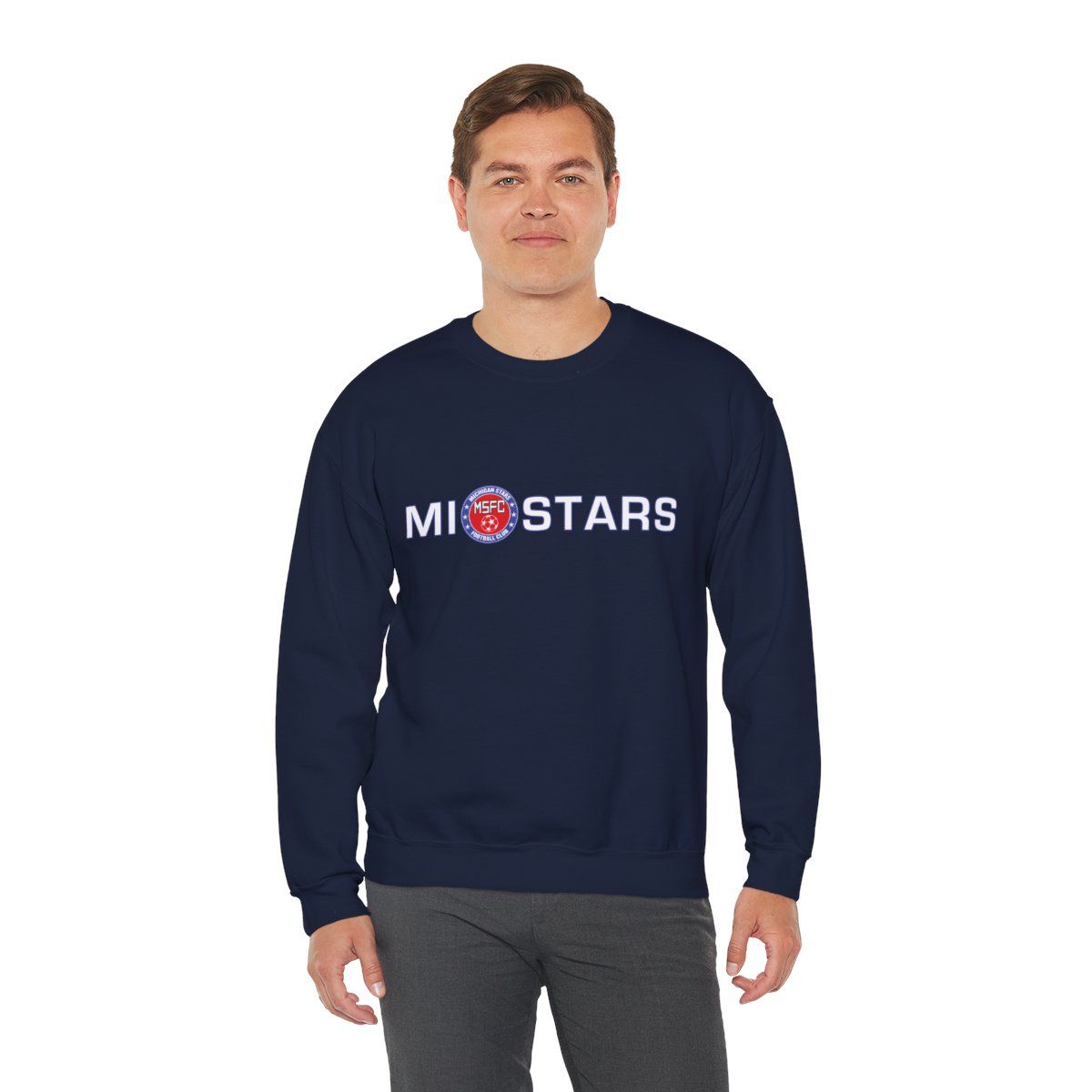 MI Stars "Text" Crewneck