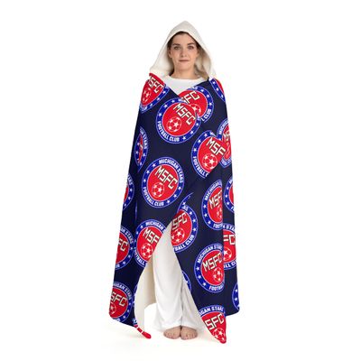 MI Stars "Crest" Sherpa Fleece Hooded Blanket