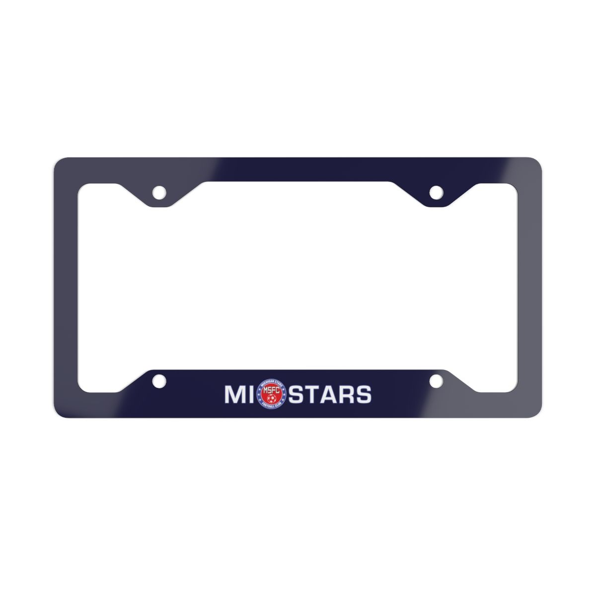 MI Stars Metal License Plate Frame