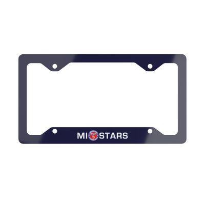 MI Stars Metal License Plate Frame