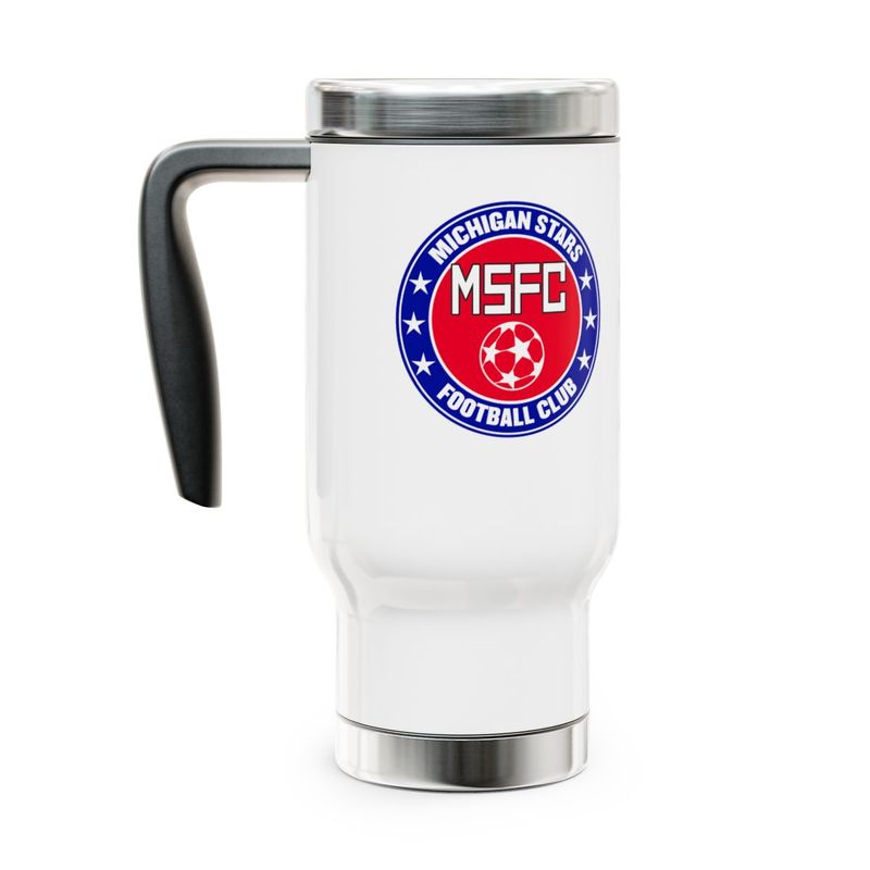 MI Stars "Crest" Travel Mug | 14oz Stainless Steel