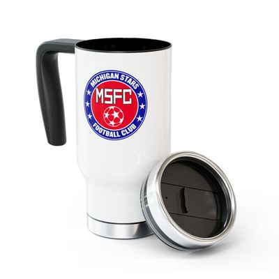 MI Stars "Crest" Travel Mug | 14oz Stainless Steel