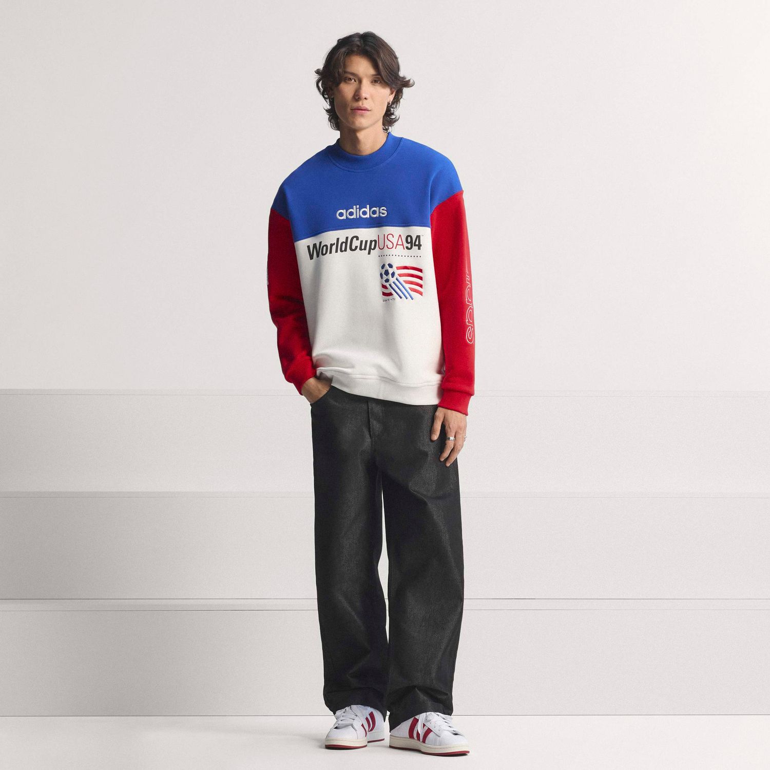 USA 94 GRAPHIC SWEATSHIRT (BLUE/WHITE)