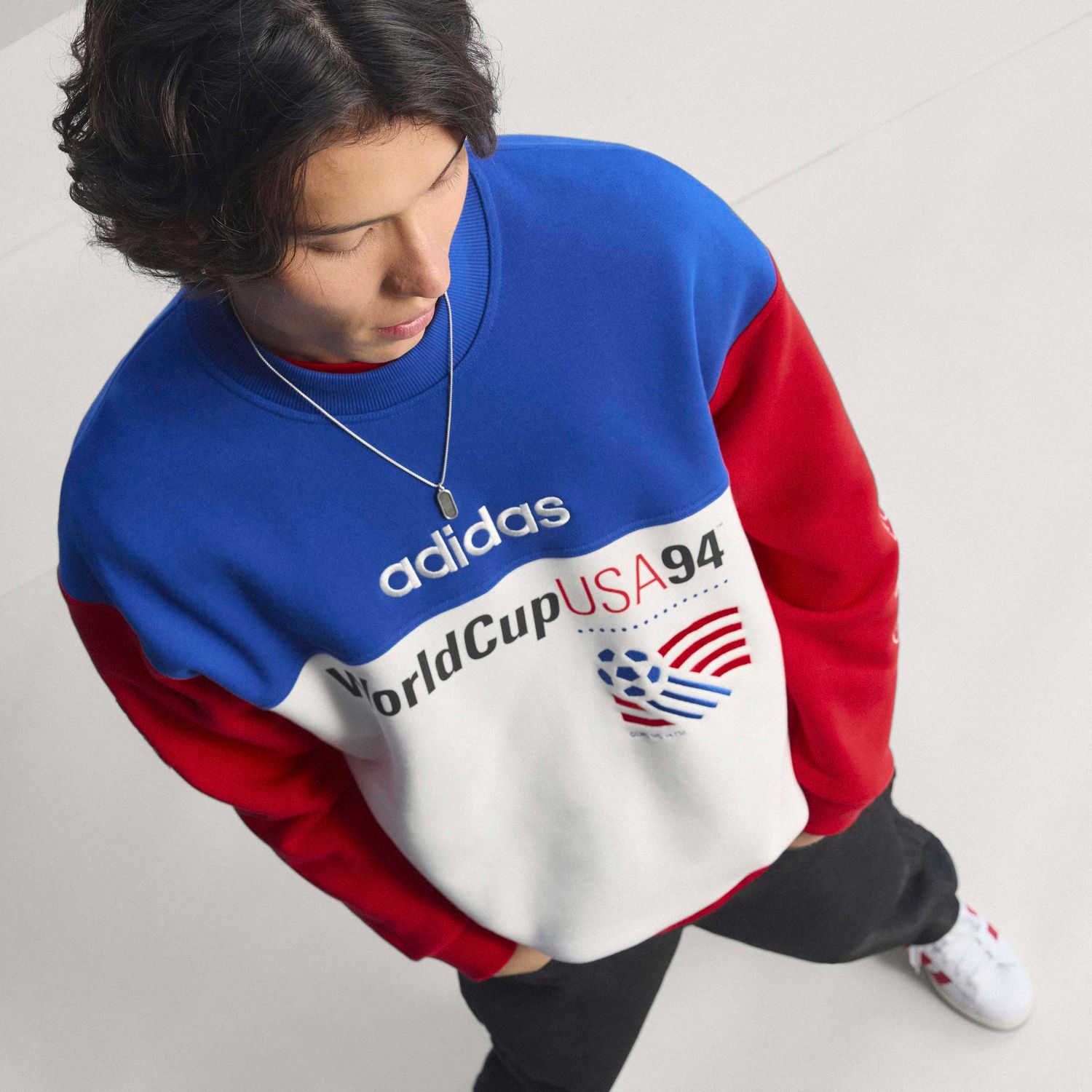 USA 94 GRAPHIC SWEATSHIRT (BLUE/WHITE)