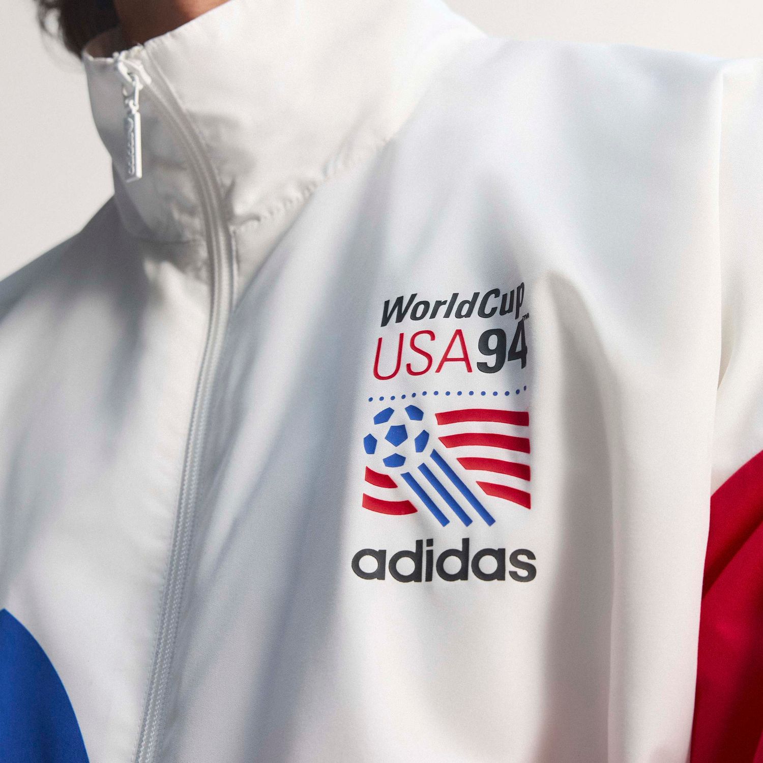 USA 94 GRAPHIC WOVEN JACKET (WHITE/RED/BLUE)