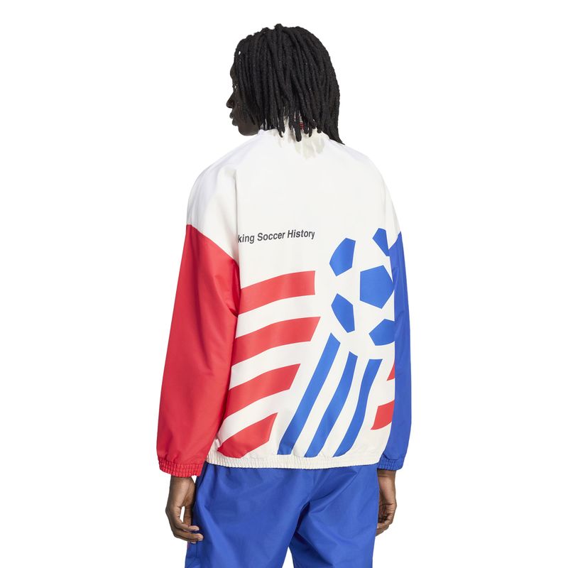 USA 94 GRAPHIC WOVEN JACKET (WHITE/RED/BLUE)