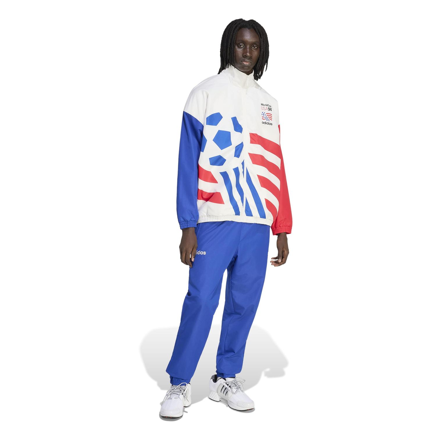 USA 94 GRAPHIC WOVEN JACKET (WHITE/RED/BLUE)