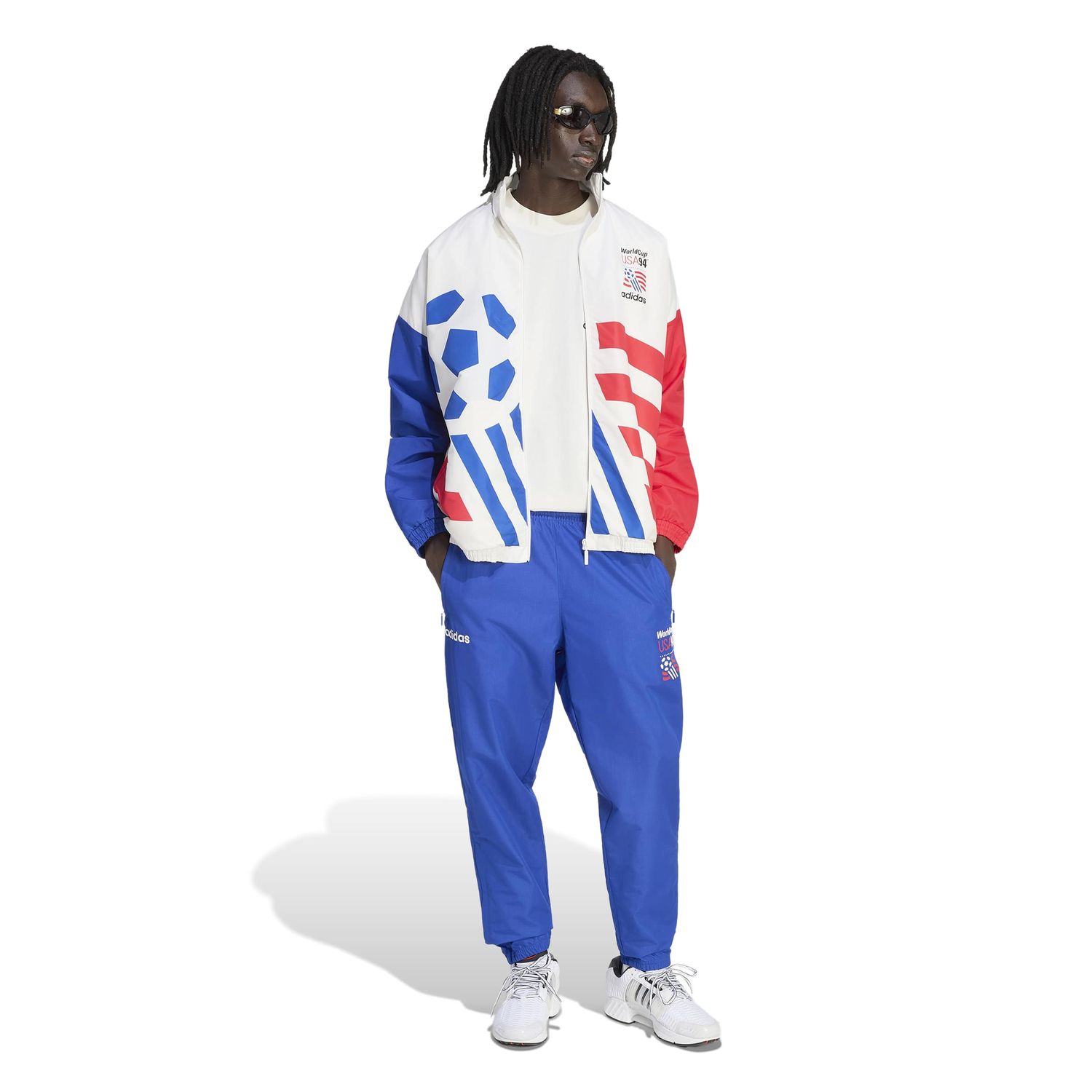 USA 94 GRAPHIC WOVEN JACKET (WHITE/RED/BLUE)