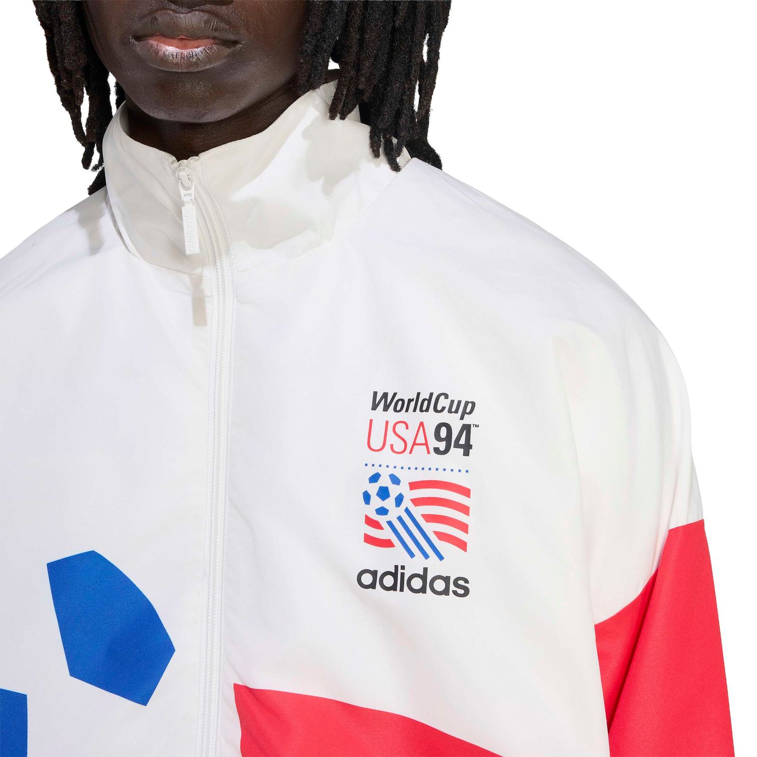 USA 94 GRAPHIC WOVEN JACKET (WHITE/RED/BLUE)