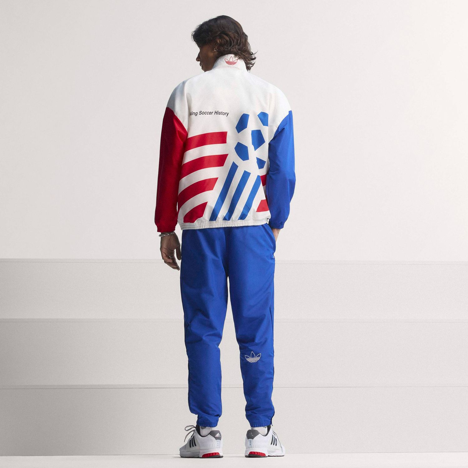 USA 94 GRAPHIC WOVEN JACKET (WHITE/RED/BLUE)