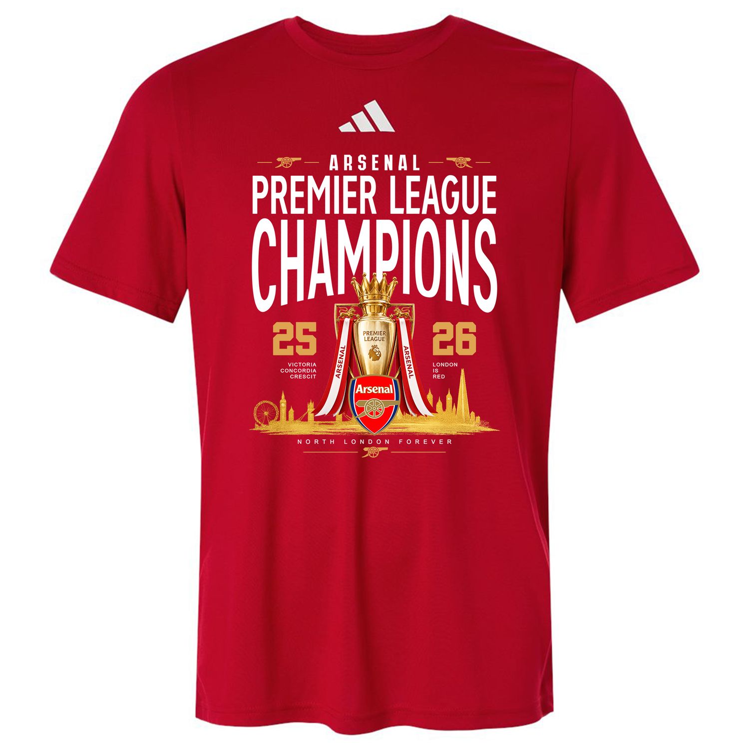 ARSENAL 25/26 CHAMPIONS TEE (RED)