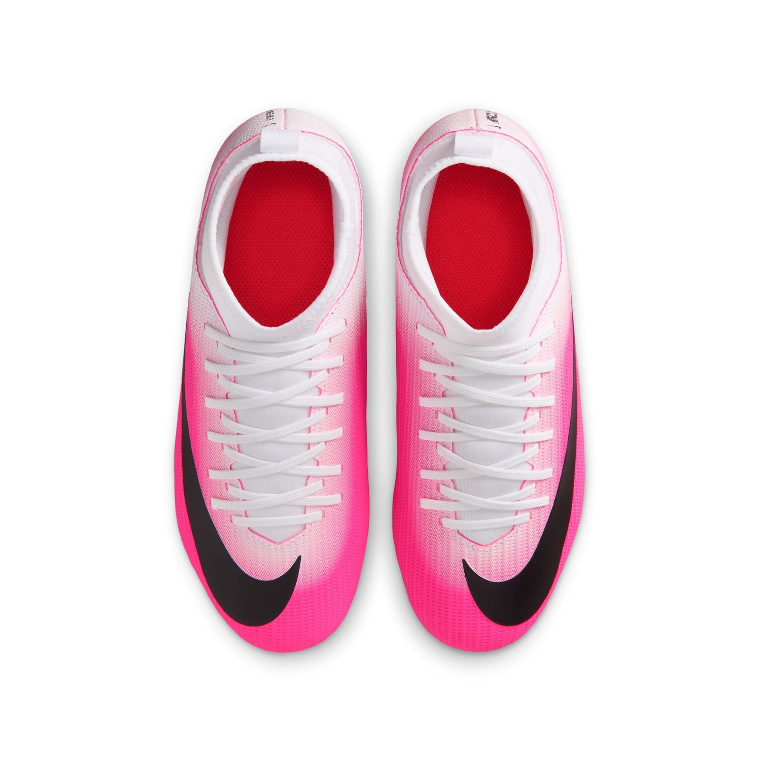 MERCURIAL SUPERFLY 11 CLUB FG/MG JR (PINK/WHITE/BLACK)