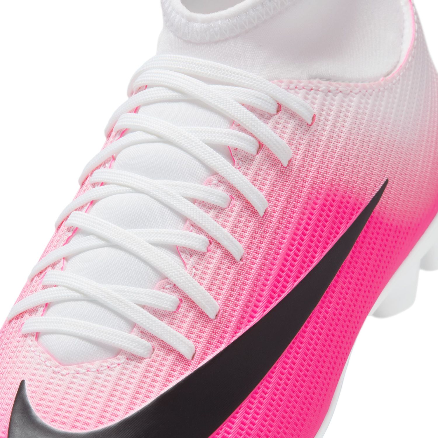 MERCURIAL SUPERFLY 11 CLUB FG/MG JR (PINK/WHITE/BLACK)