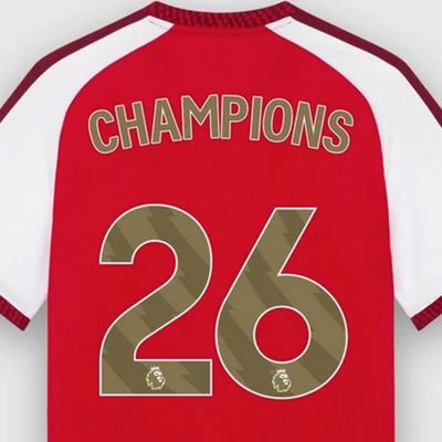 AUTHENTIC NAME EPL CHAMPIONS 26