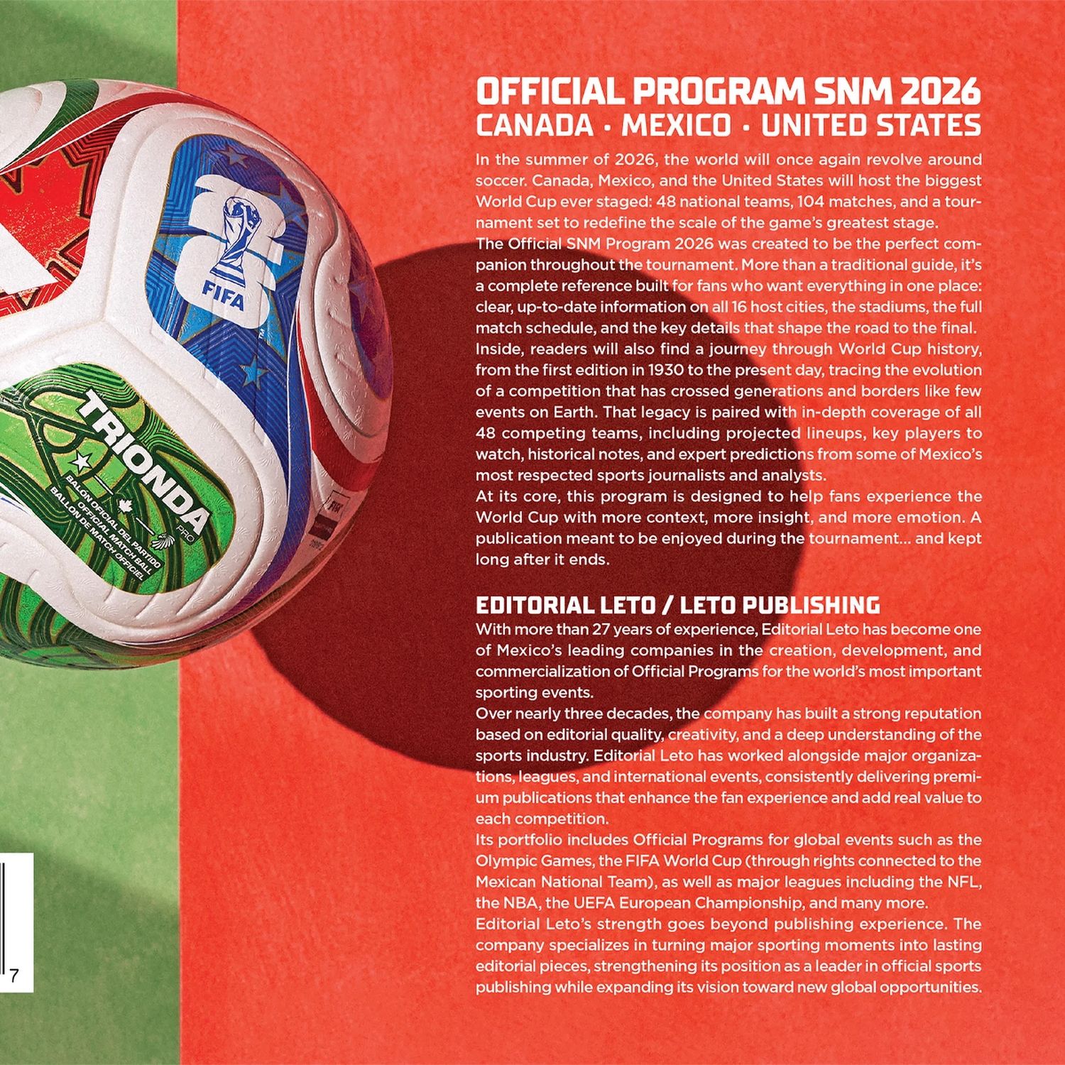 OFFICIAL FIFA WORLD CUP 2026 PROGRAM