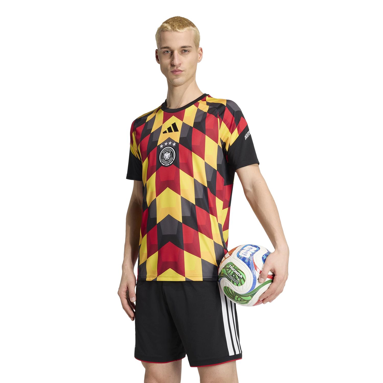 GERMANY 2026 PREMATCH JERSEY (BLACK/YELLOW)
