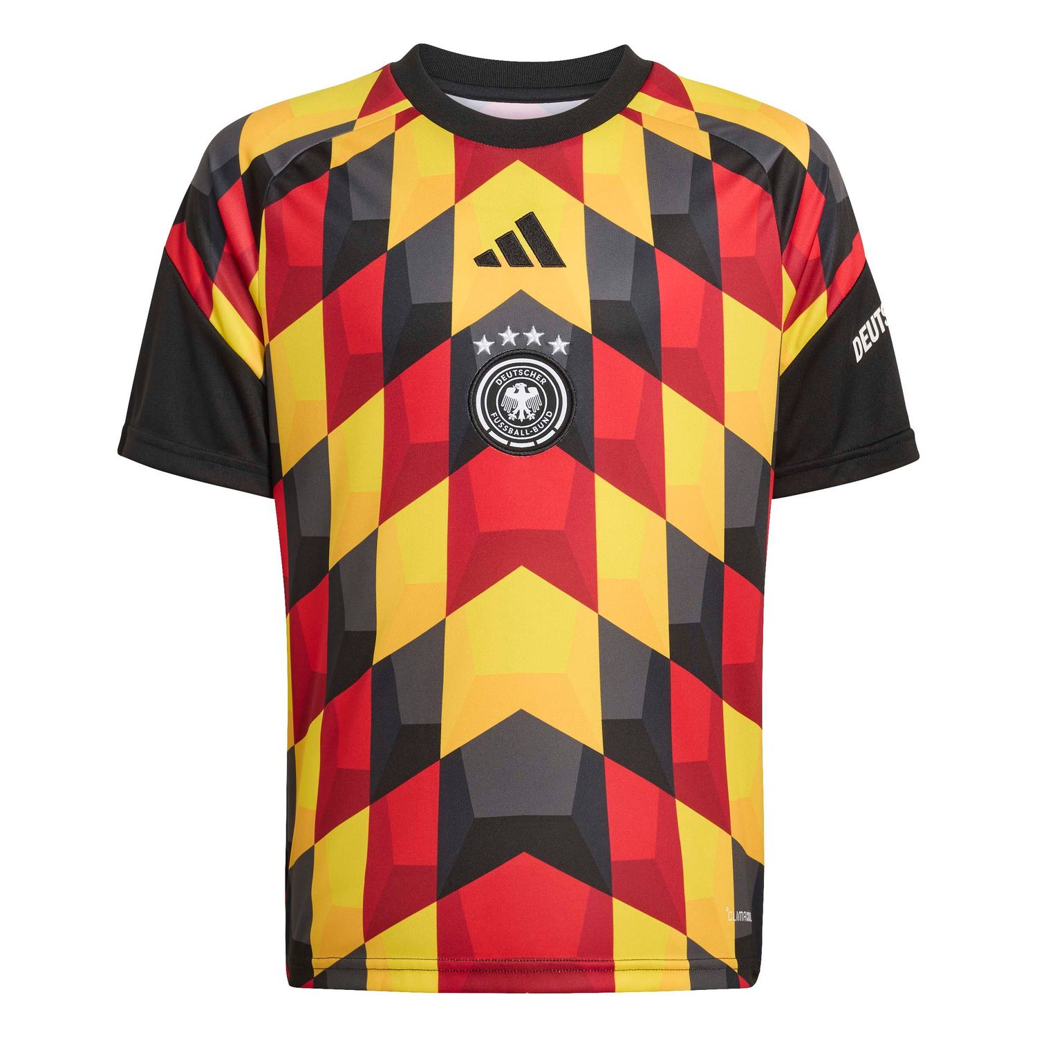 GERMANY 2026 PREMATCH JERSEY YOUTH (BLACK/YELLOW)