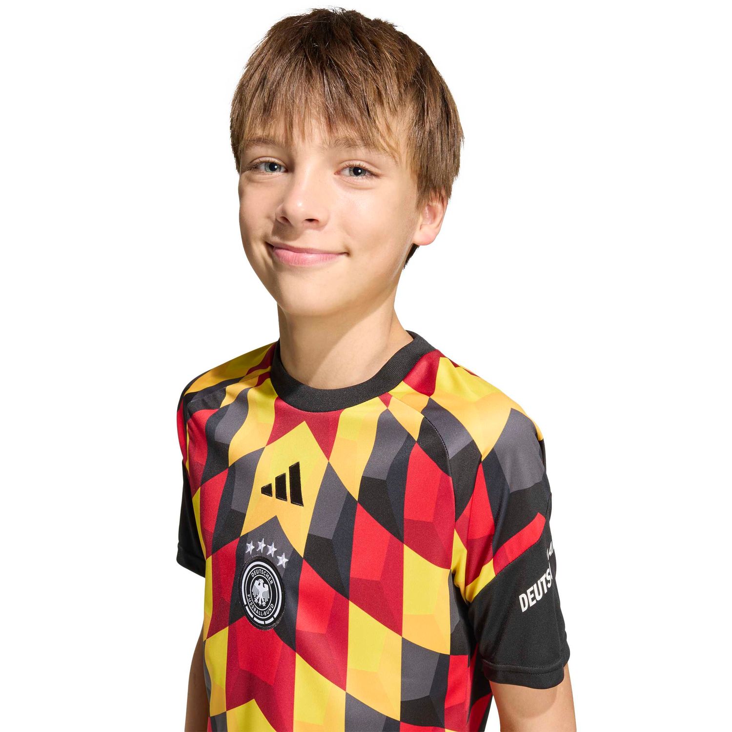 GERMANY 2026 PREMATCH JERSEY YOUTH (BLACK/YELLOW)