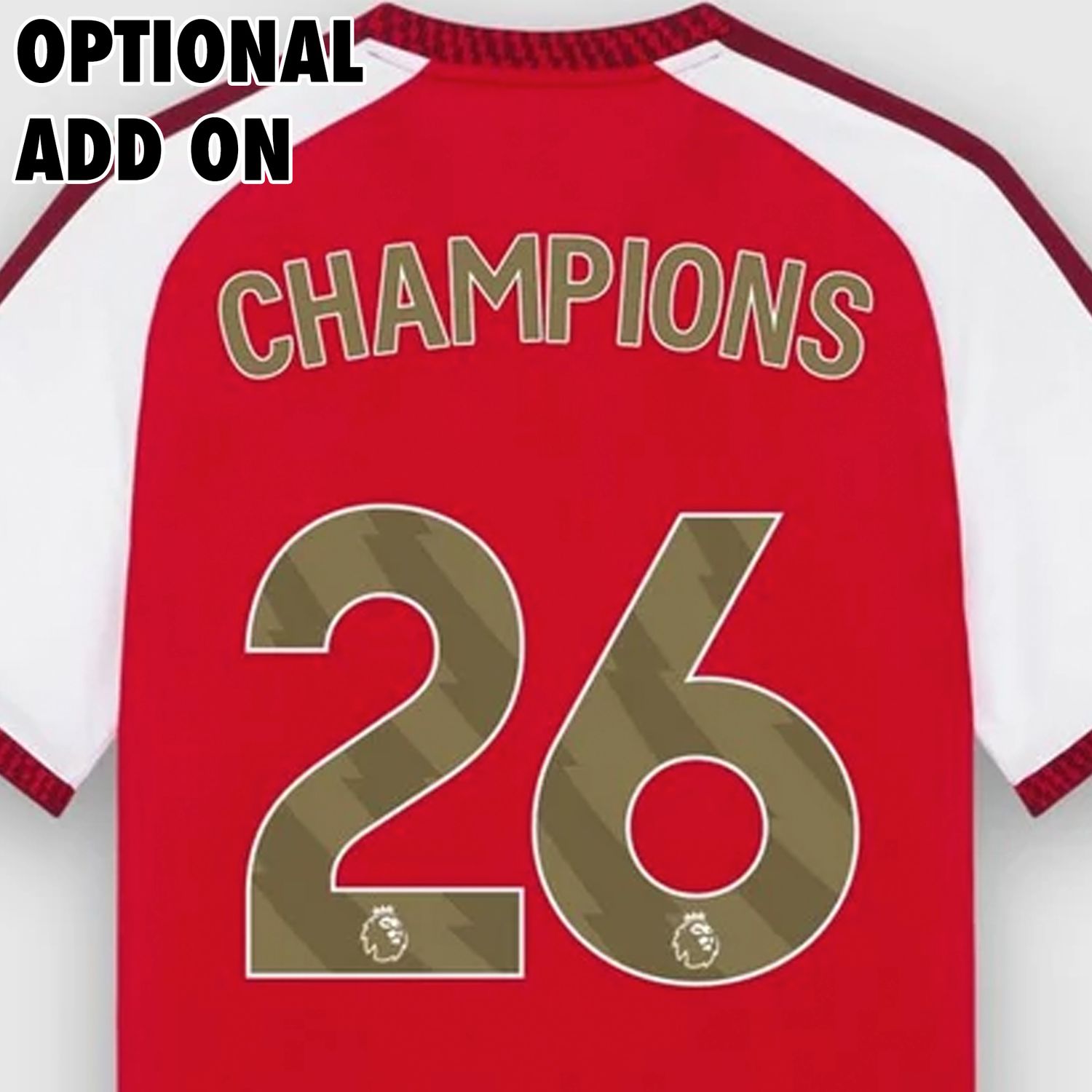 ARSENAL 26/27 AUTHENTIC HOME JERSEY (RED)