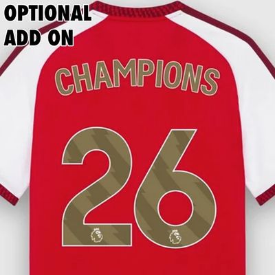 ARSENAL 26/27 AUTHENTIC HOME JERSEY (RED)