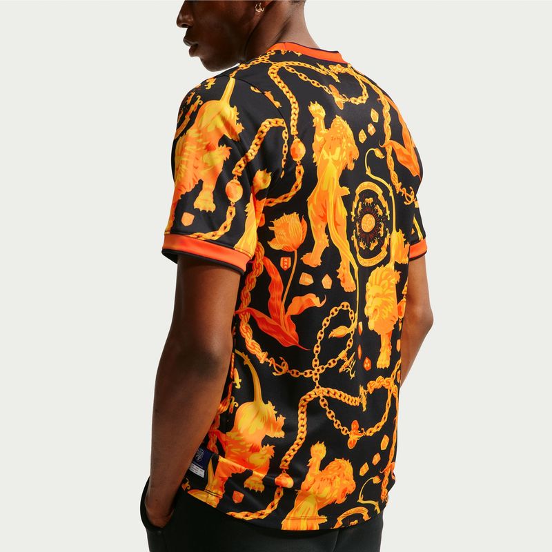 NETHERLANDS X PATTA 2026 ACADEMY SS JERSEY (BLACK/ORANGE)