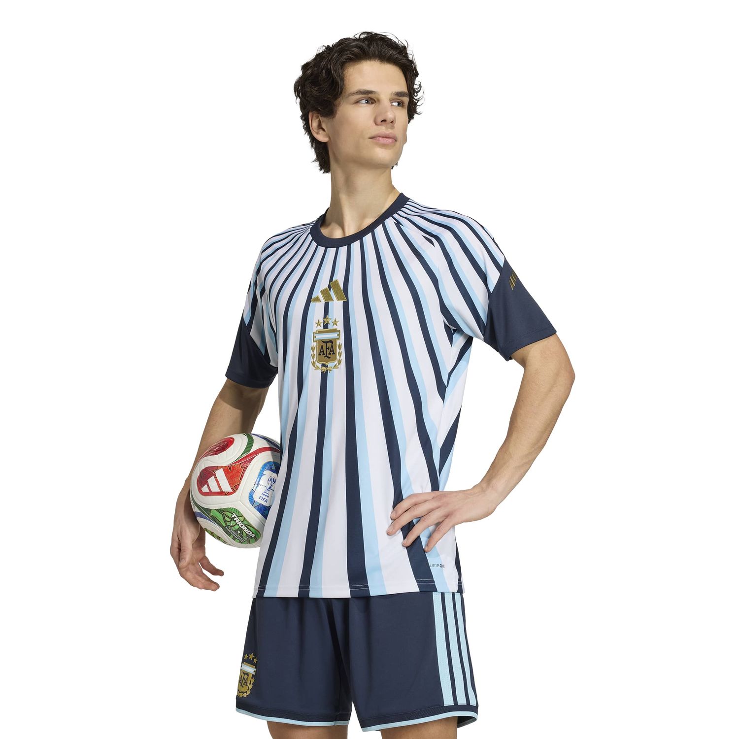 ARGENTINA HOME 2026 PREMATCH JERSEY (WHITE/BLUE)