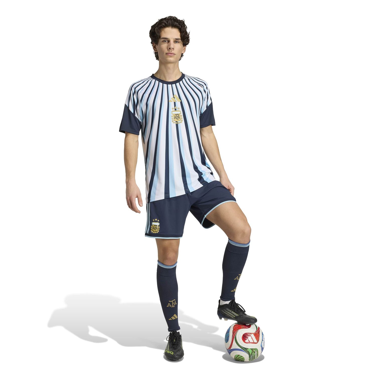 ARGENTINA HOME 2026 PREMATCH JERSEY (WHITE/BLUE)