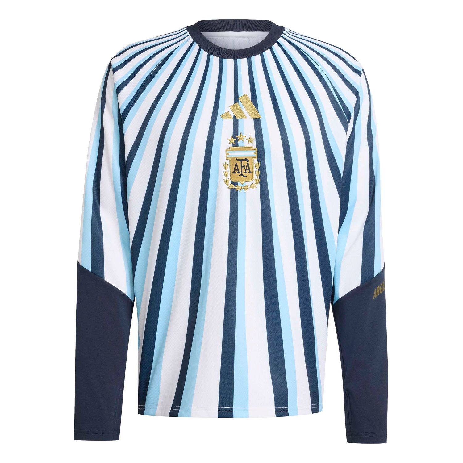 ARGENTINA 2026 HOME PREMATCH WARM TOP (WHITE/BLUE)