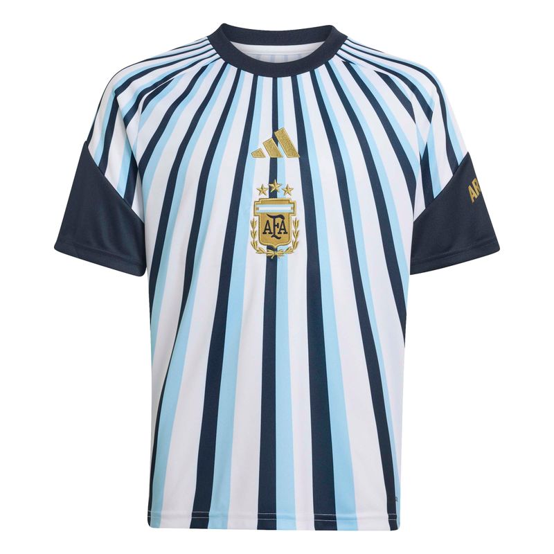 ARGENTINA 2026 HOME PREMATCH JERSEY YOUTH (WHITE/BLUE)