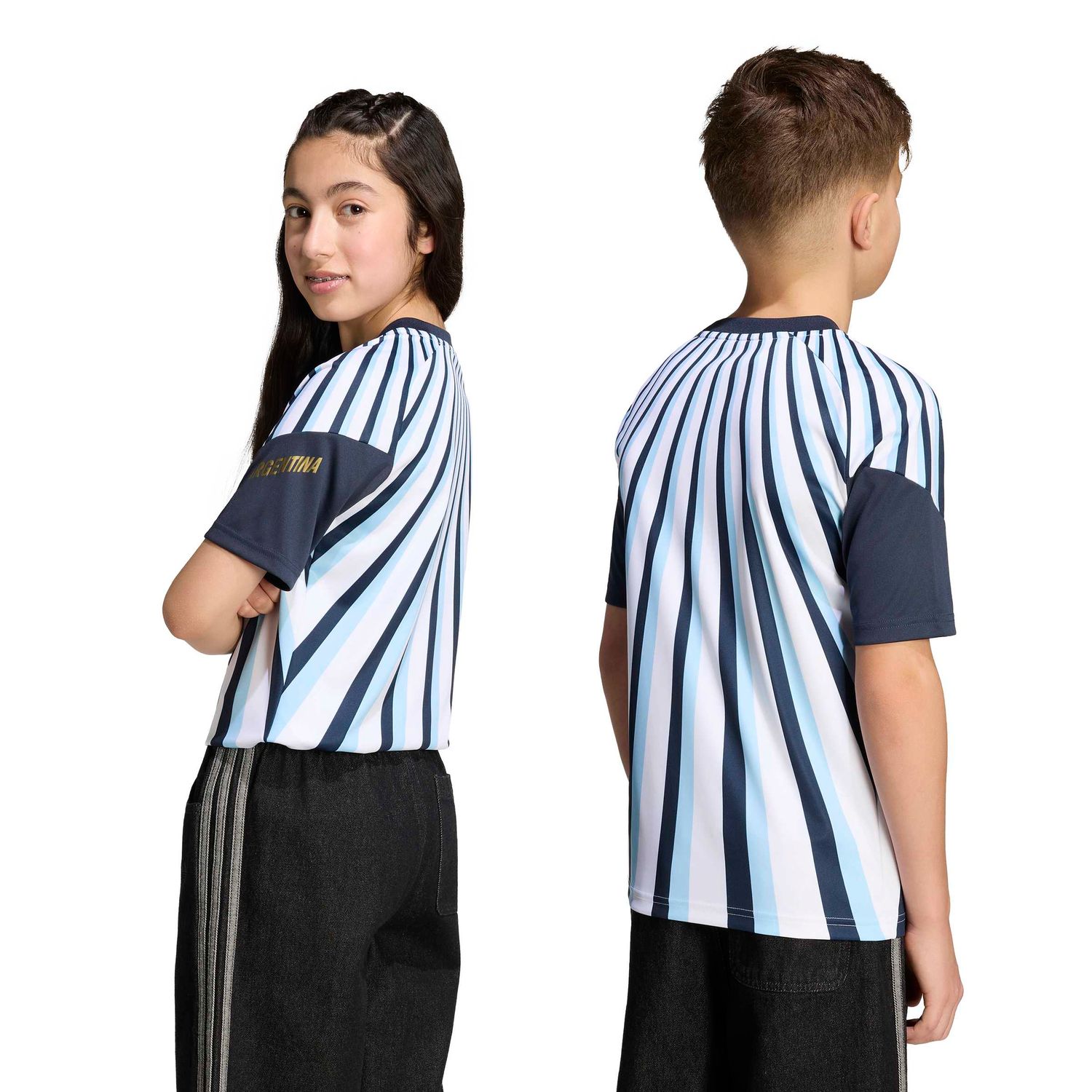 ARGENTINA 2026 HOME PREMATCH JERSEY YOUTH (WHITE/BLUE)
