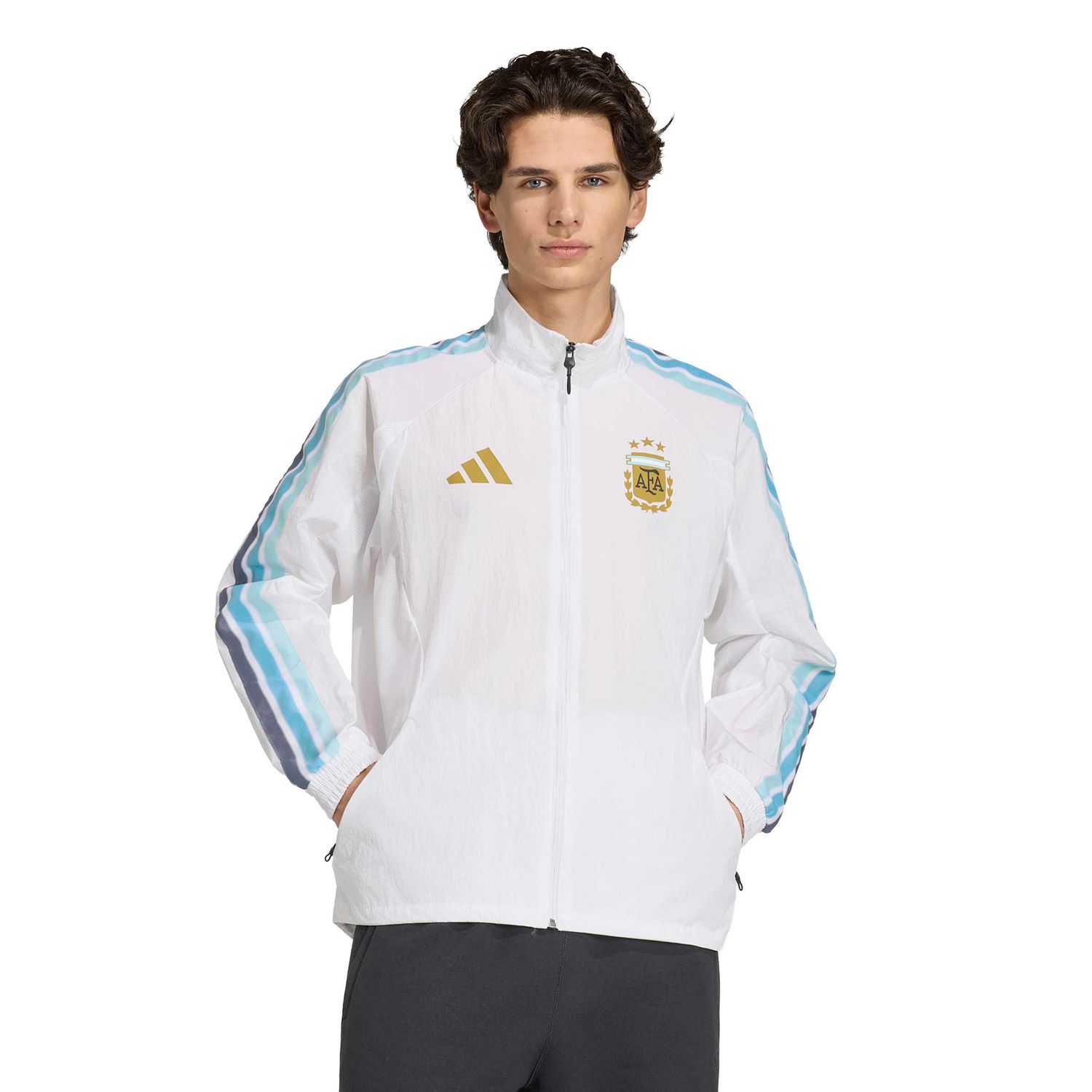 ARGENTINA 2026 HOME ANTHEM JACKET (WHITE)