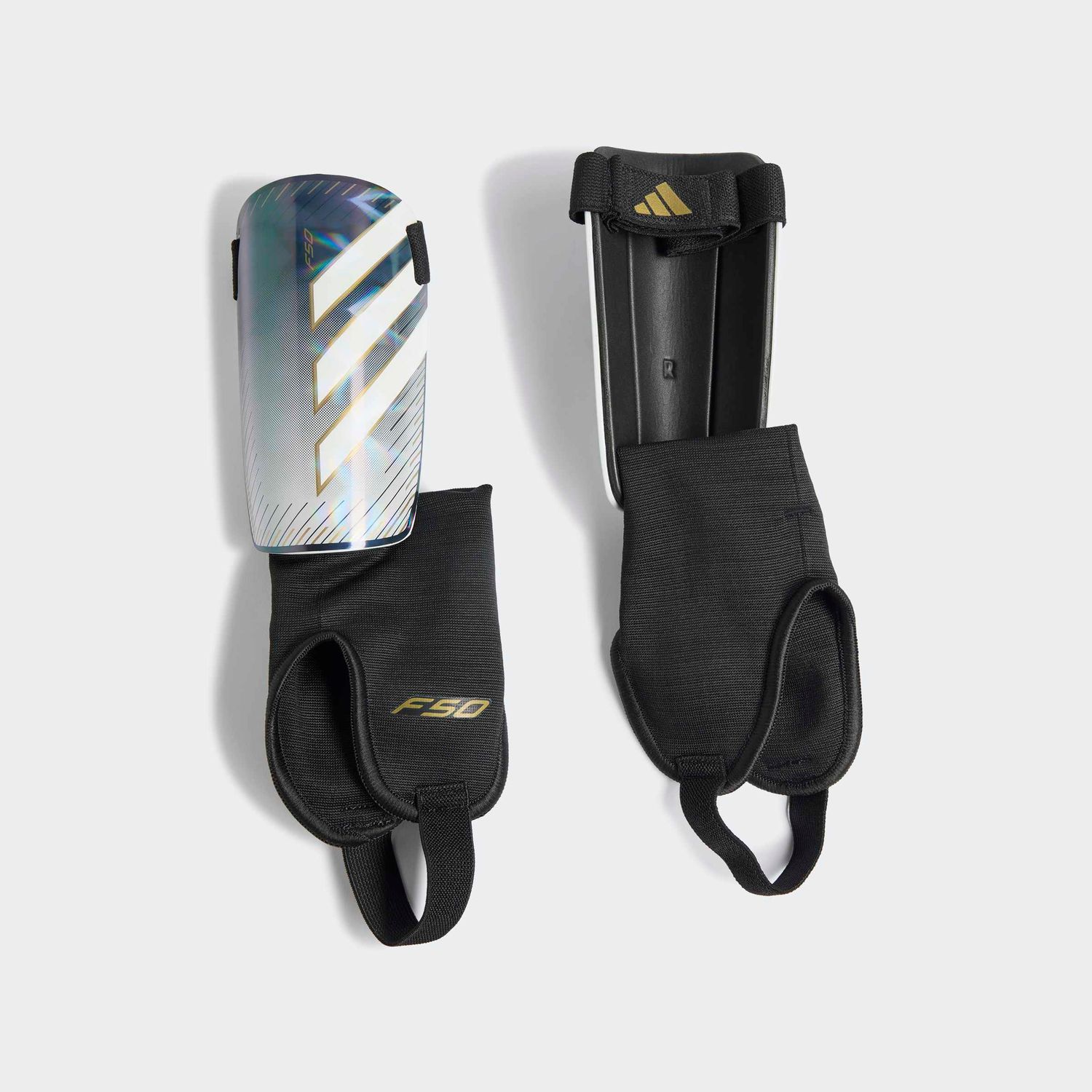 F50 MATCH SHIN GUARD (BLACK/WHITE)