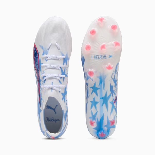 ULTRA 6 MATCH KIDSUPER X CP FG/AG (WHITE/BLUE)