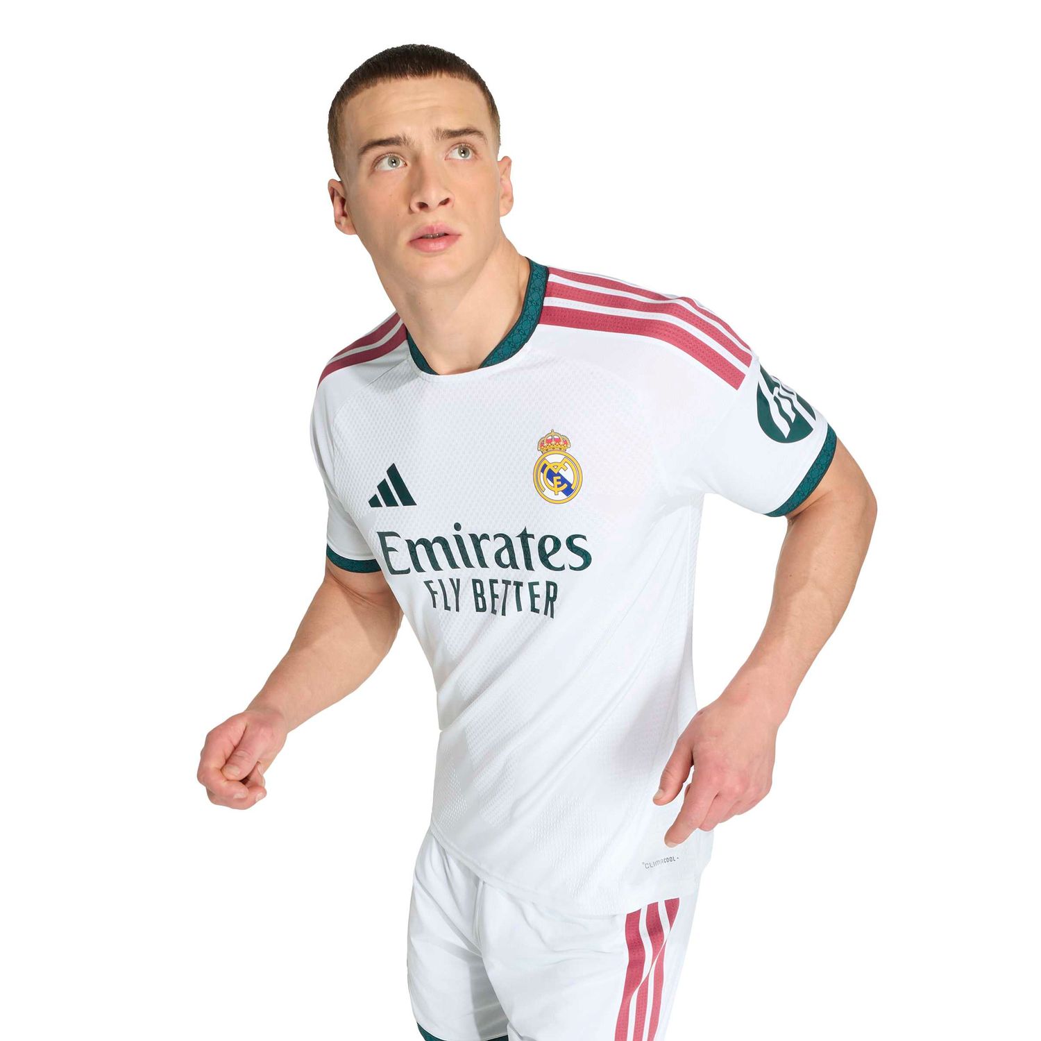 REAL MADRID 26/27 AUTHENTIC HOME JERSEY (WHITE/PINK)