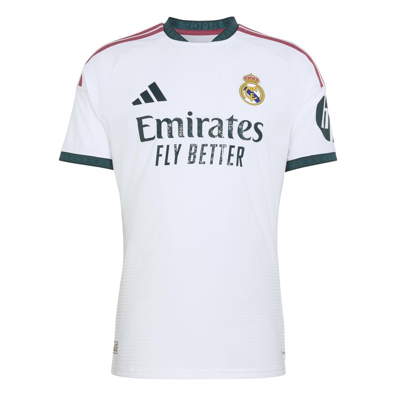 REAL MADRID 26/27 AUTHENTIC HOME JERSEY (WHITE/PINK)