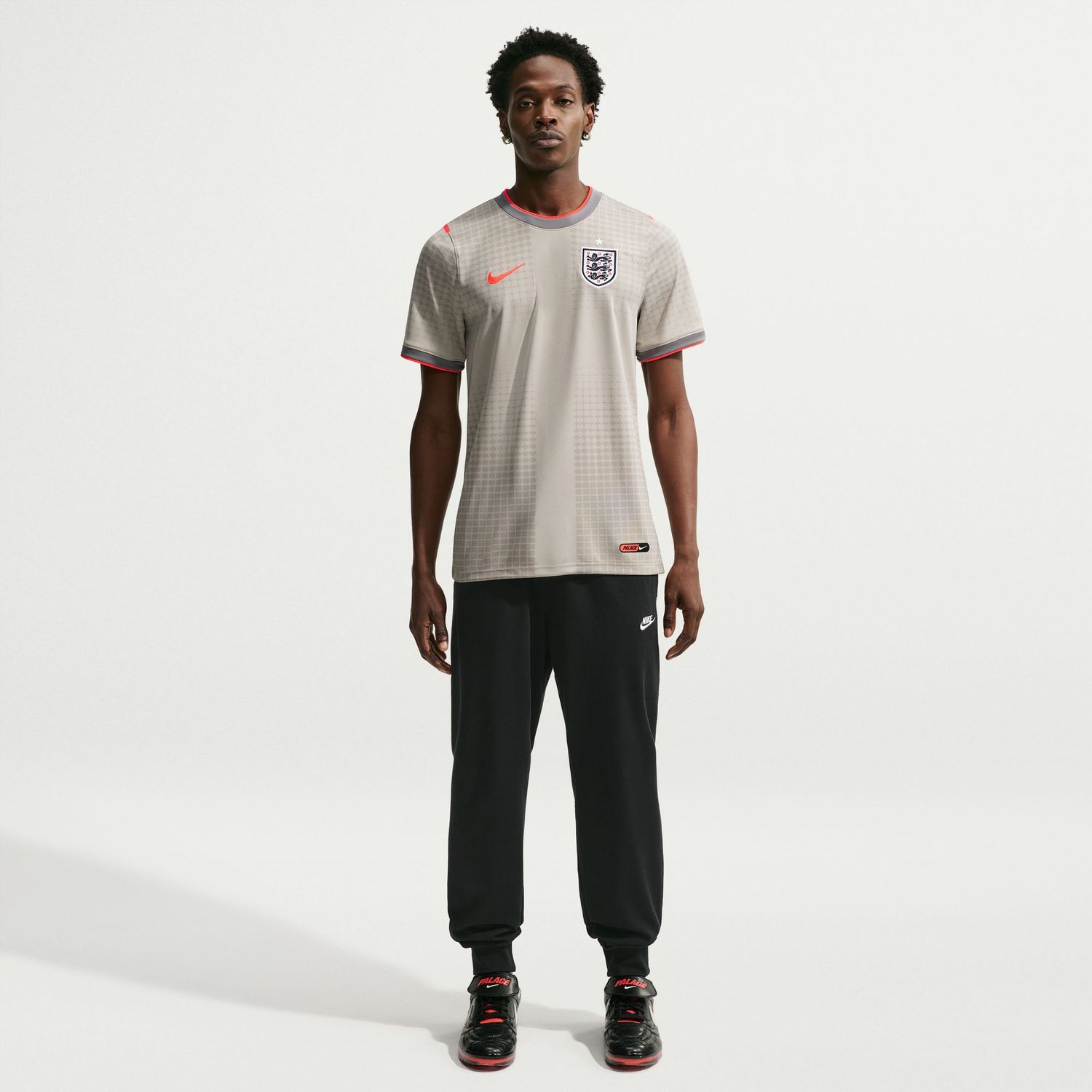 ENGLAND X PALACE 2026 ACADEMY SS JERSEY (GRAY)
