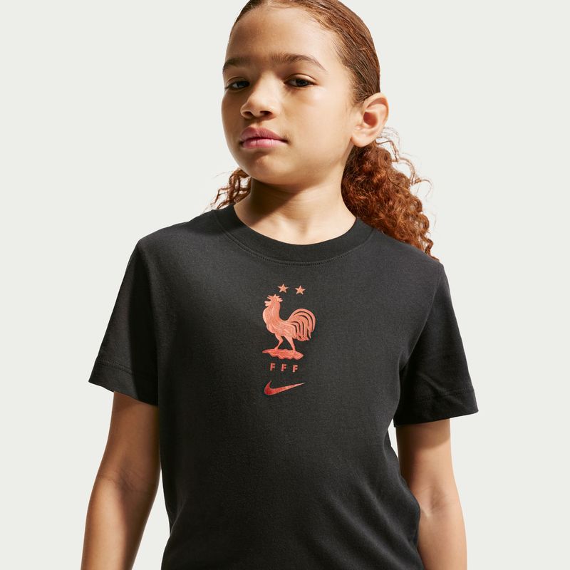 FRANCE 2026 CREST TEE YOUTH (BLACK)