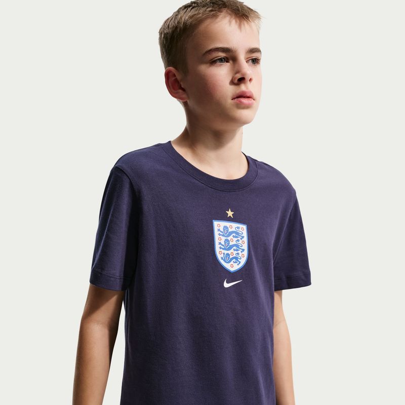 ENGLAND 2026 CREST TEE YOUTH (NAVY)