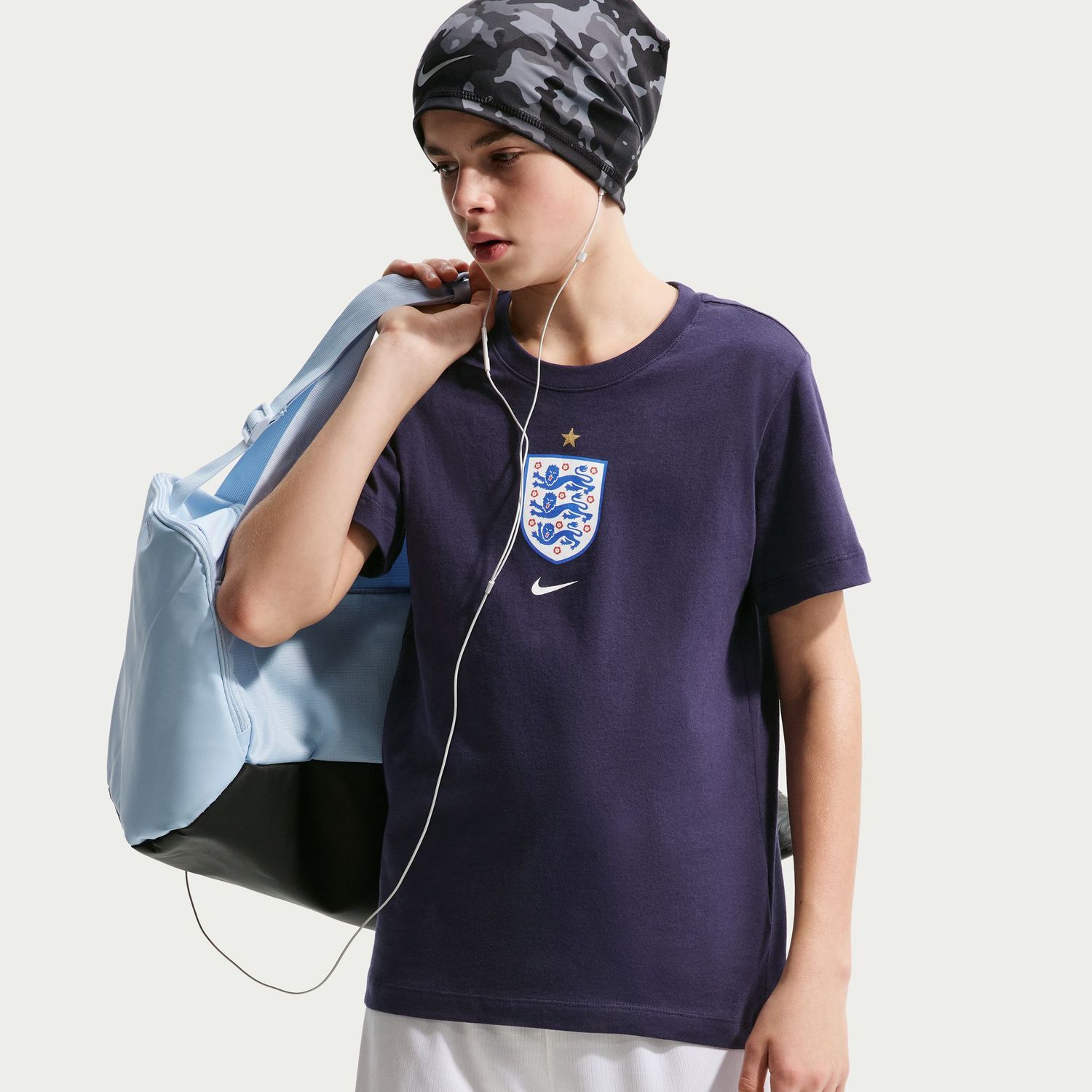 ENGLAND 2026 CREST TEE YOUTH (NAVY)