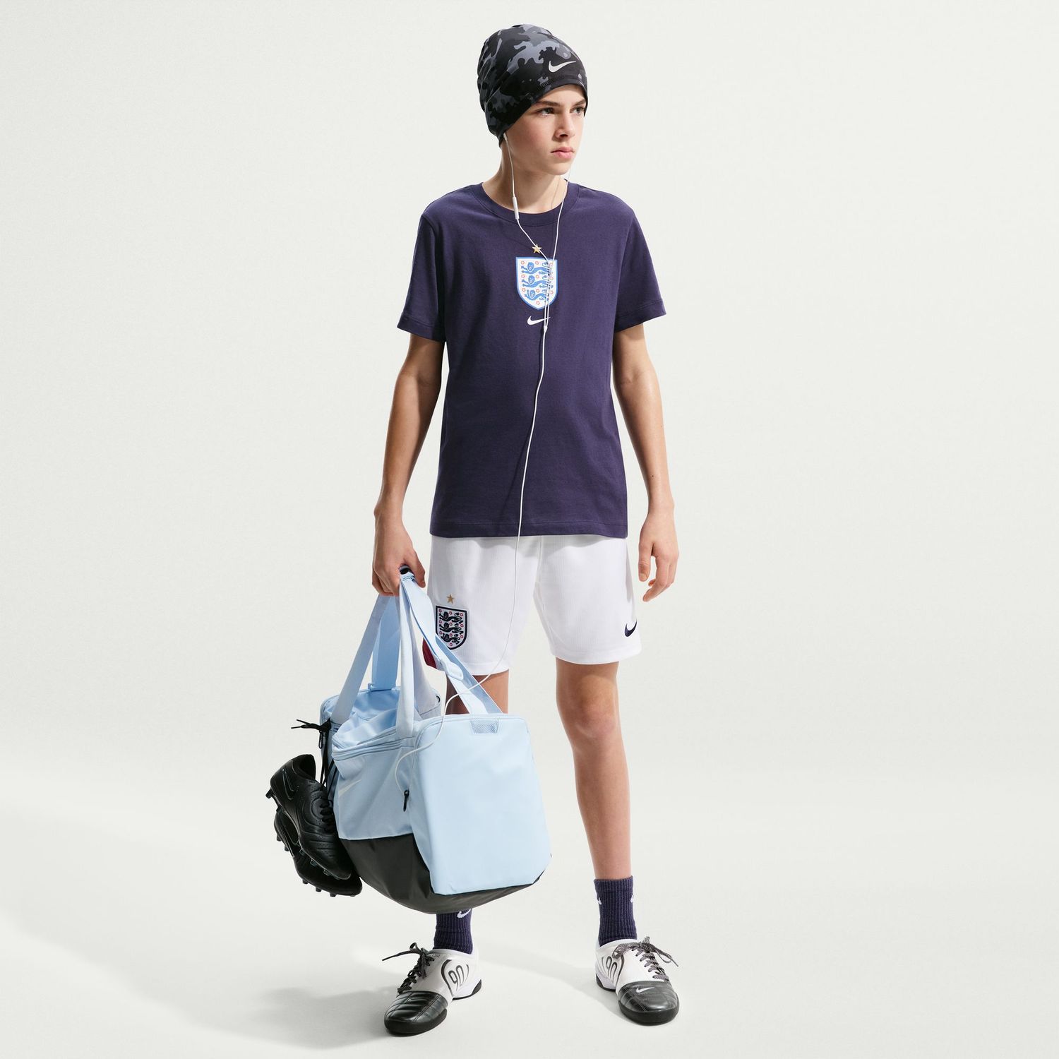 ENGLAND 2026 CREST TEE YOUTH (NAVY)