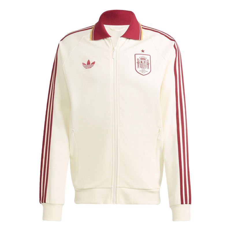 SPAIN 2026 AWAY ANTHEM JACKET (WHITE/RED)