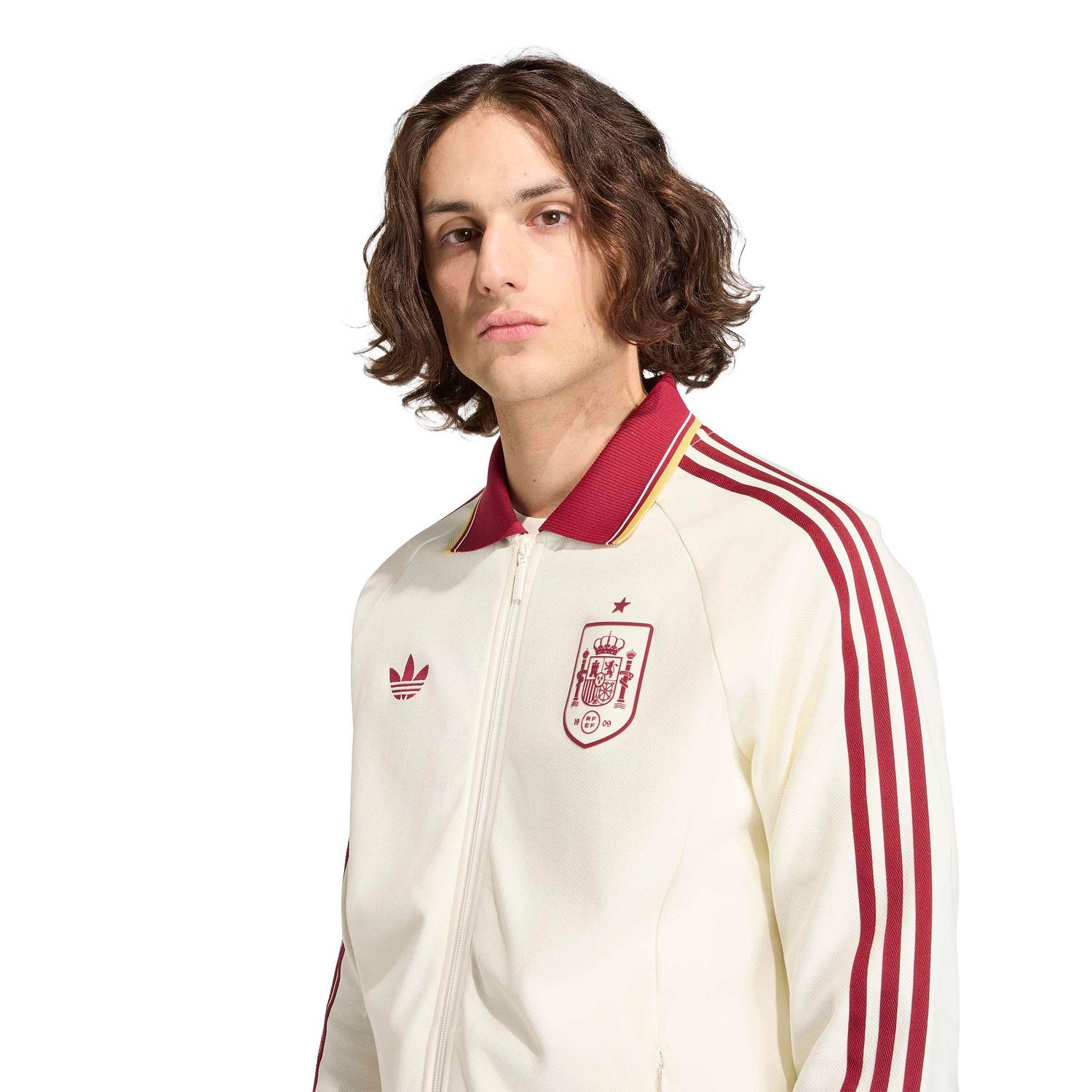 SPAIN 2026 AWAY ANTHEM JACKET (WHITE/RED)