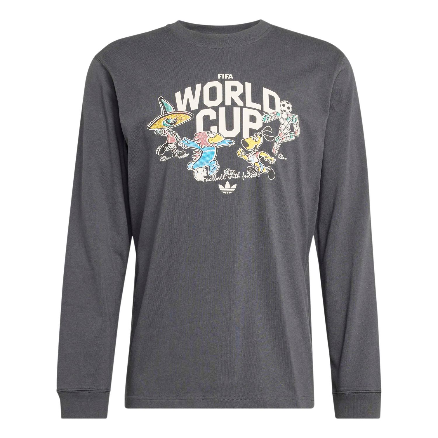 WORLD CUP 2026 MASCOT GRAPHIC TEE LS (CARBON)