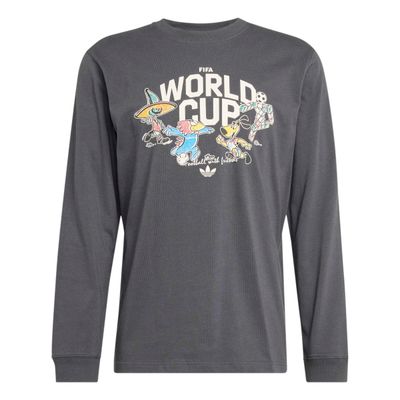 WORLD CUP 2026 MASCOT GRAPHIC TEE LS (CARBON)