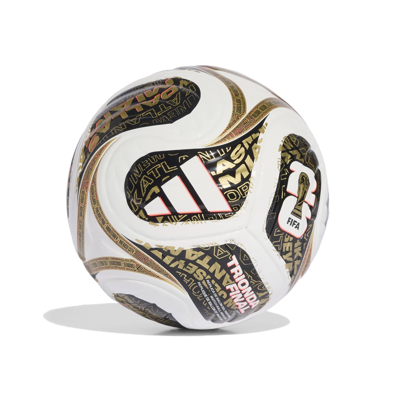 WORLD CUP 2026 TRIONDA FINALS MINI BALL (WHITE/BLACK/GOLD)