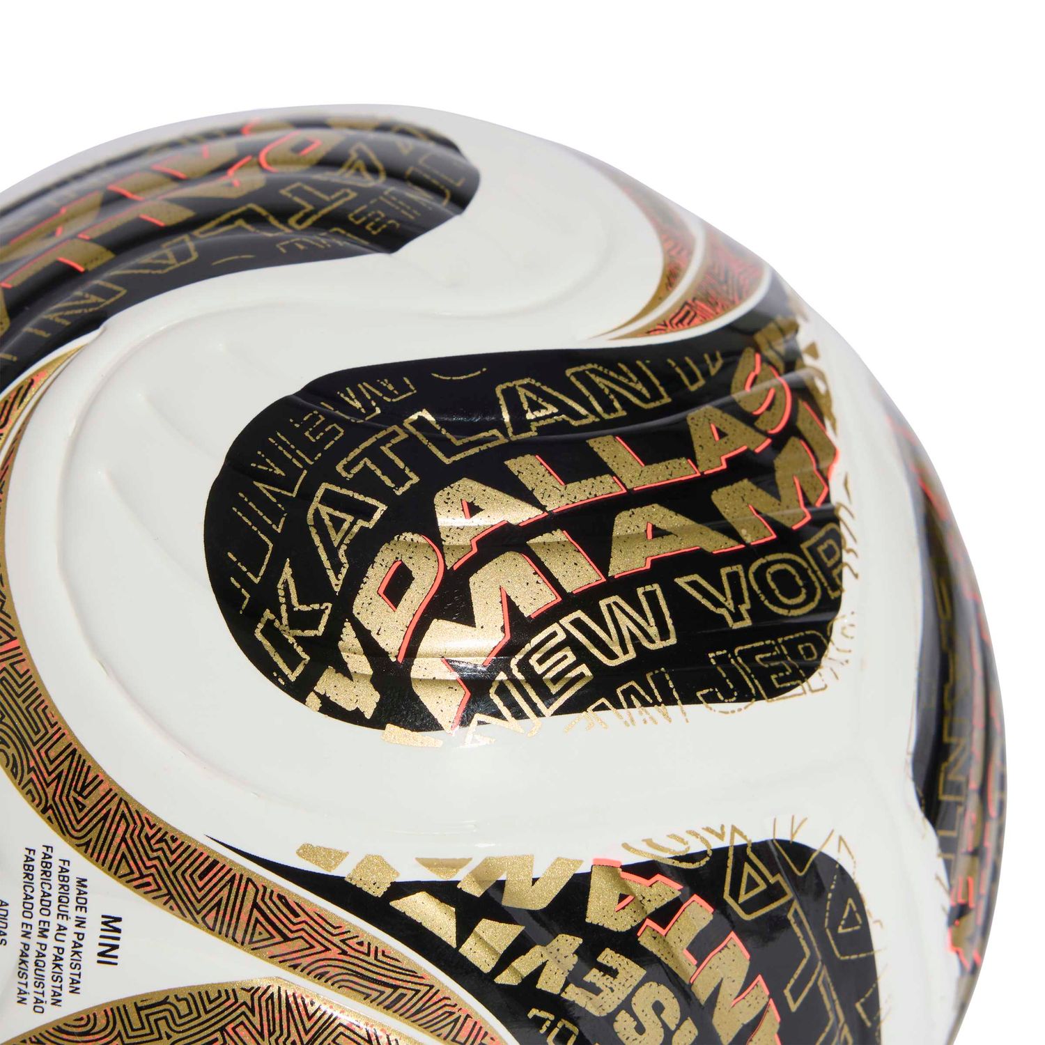 WORLD CUP 2026 TRIONDA FINALS MINI BALL (WHITE/BLACK/GOLD)