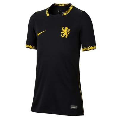 CHELSEA 26/27 AWAY JERSEY YOUTH (BLACK/YELLOW)